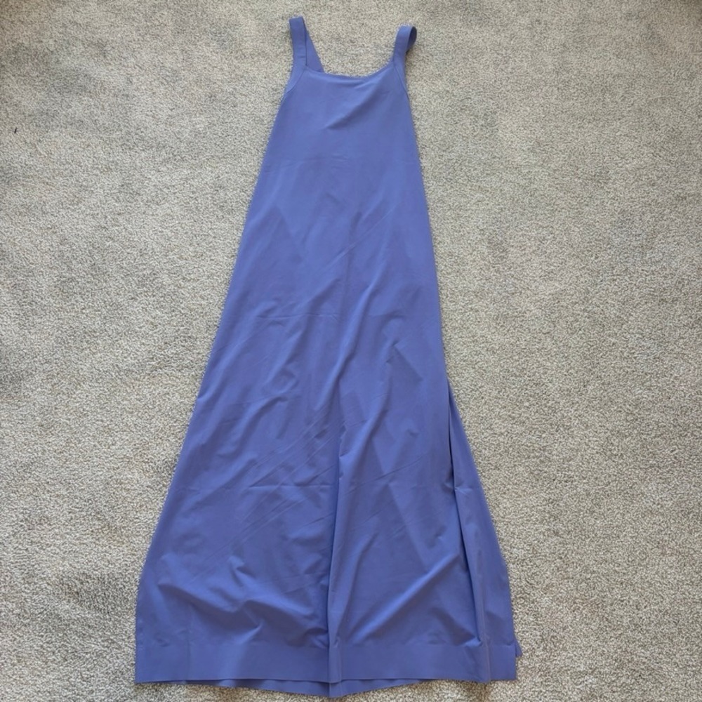 Athleta Maxi Dress Womens‎ XS Purple Arrival Athleisure Sporty Preppy Casual